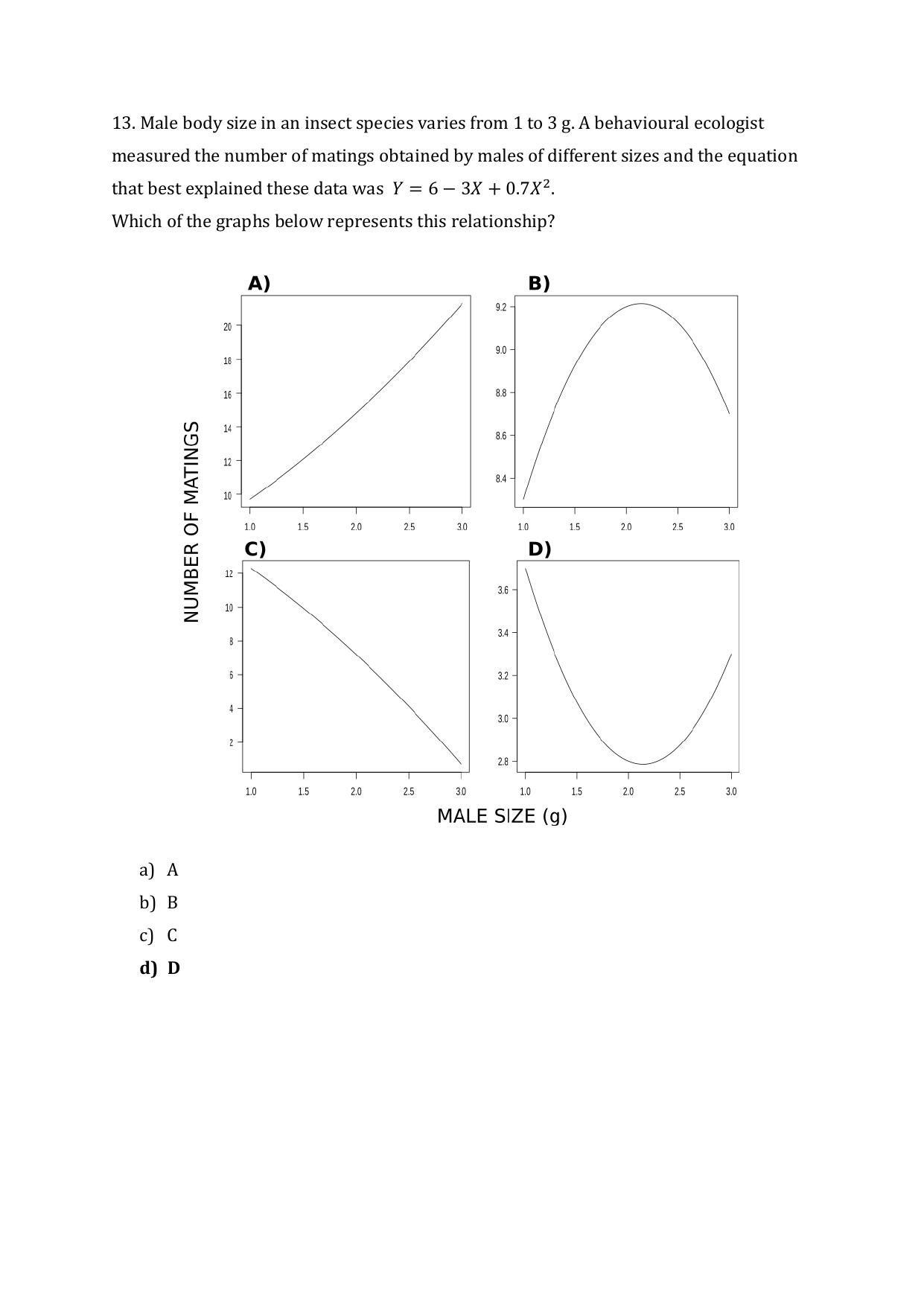 JGEEBILS Wildlife Biology & Conservation Question Paper 2020 - Page 13