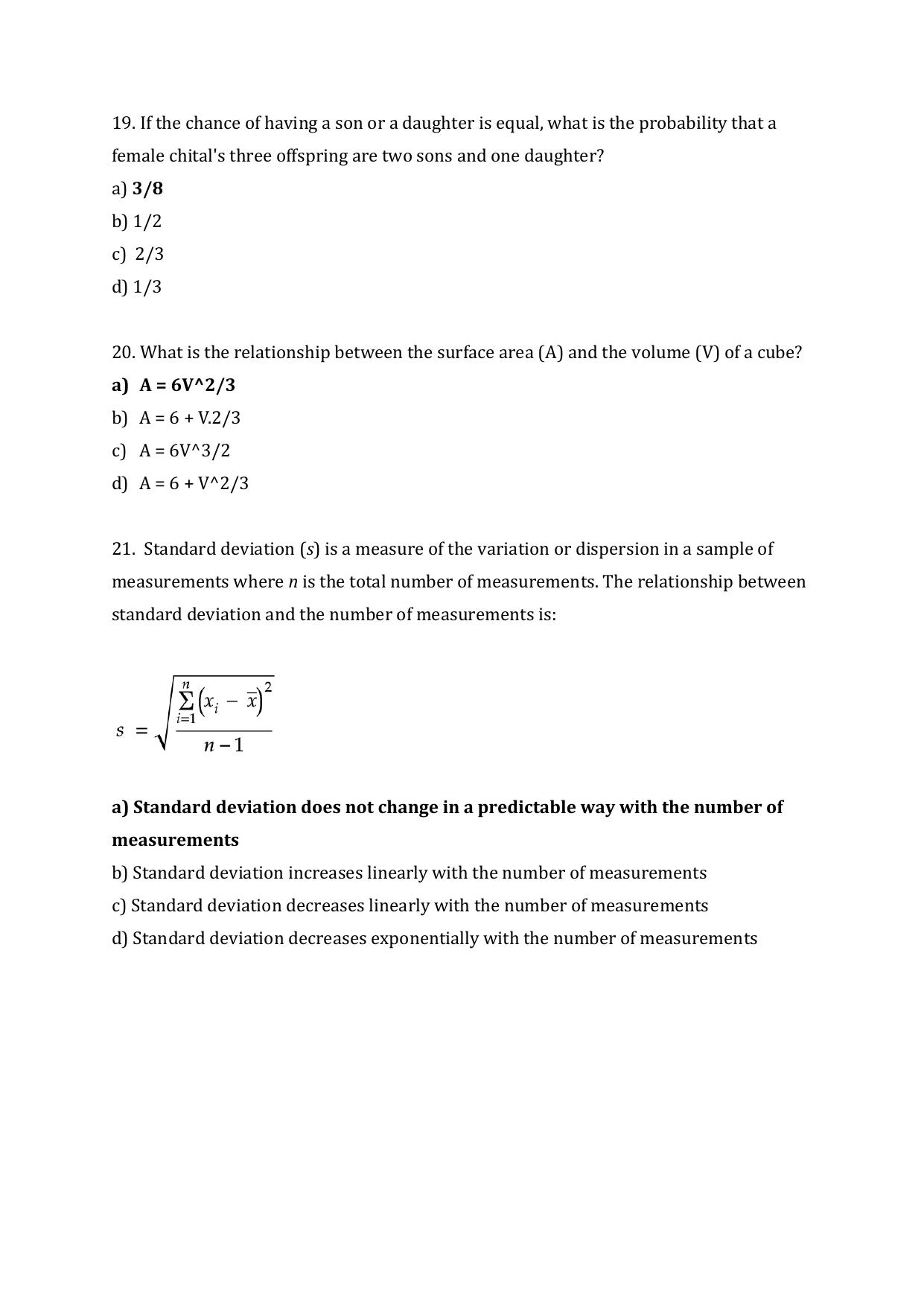JGEEBILS Wildlife Biology & Conservation Question Paper 2020 - Page 17
