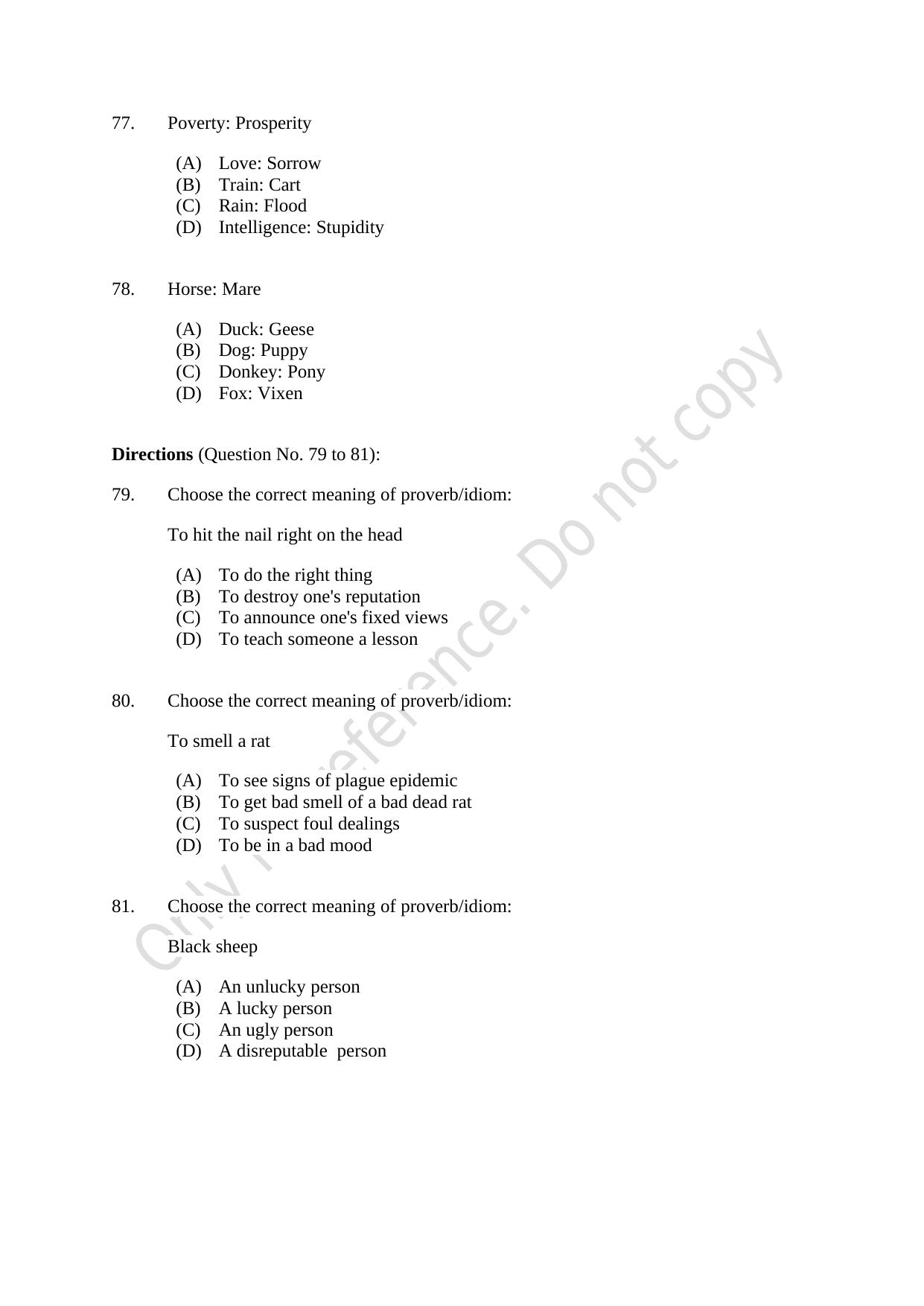 CUSAT CAT 2021 B.Voc Question Paper - Page 16
