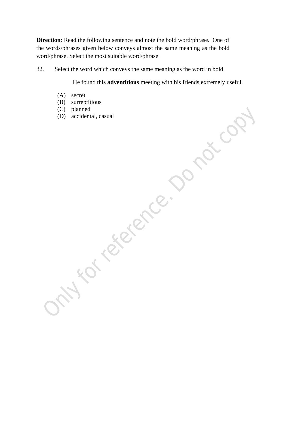 CUSAT CAT 2021 B.Voc Question Paper - Page 17