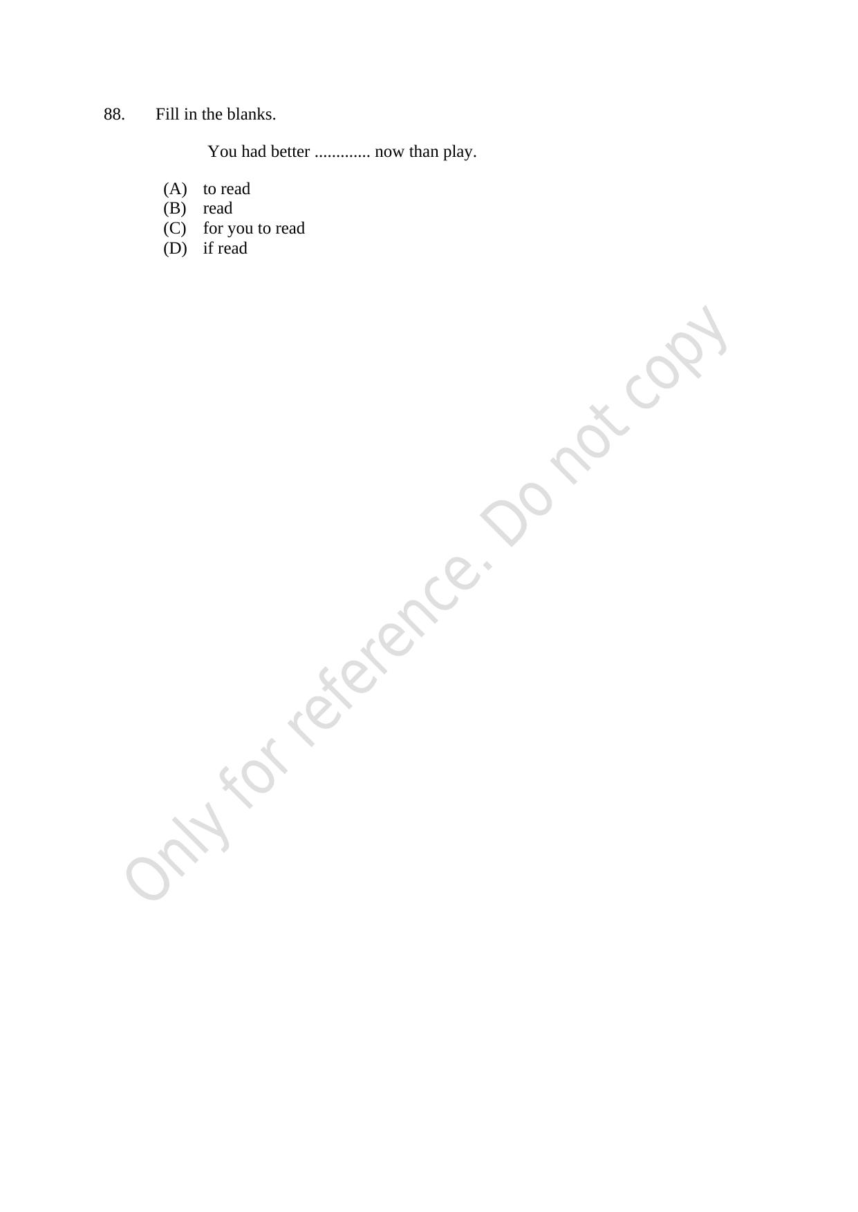 CUSAT CAT 2021 B.Voc Question Paper - Page 19