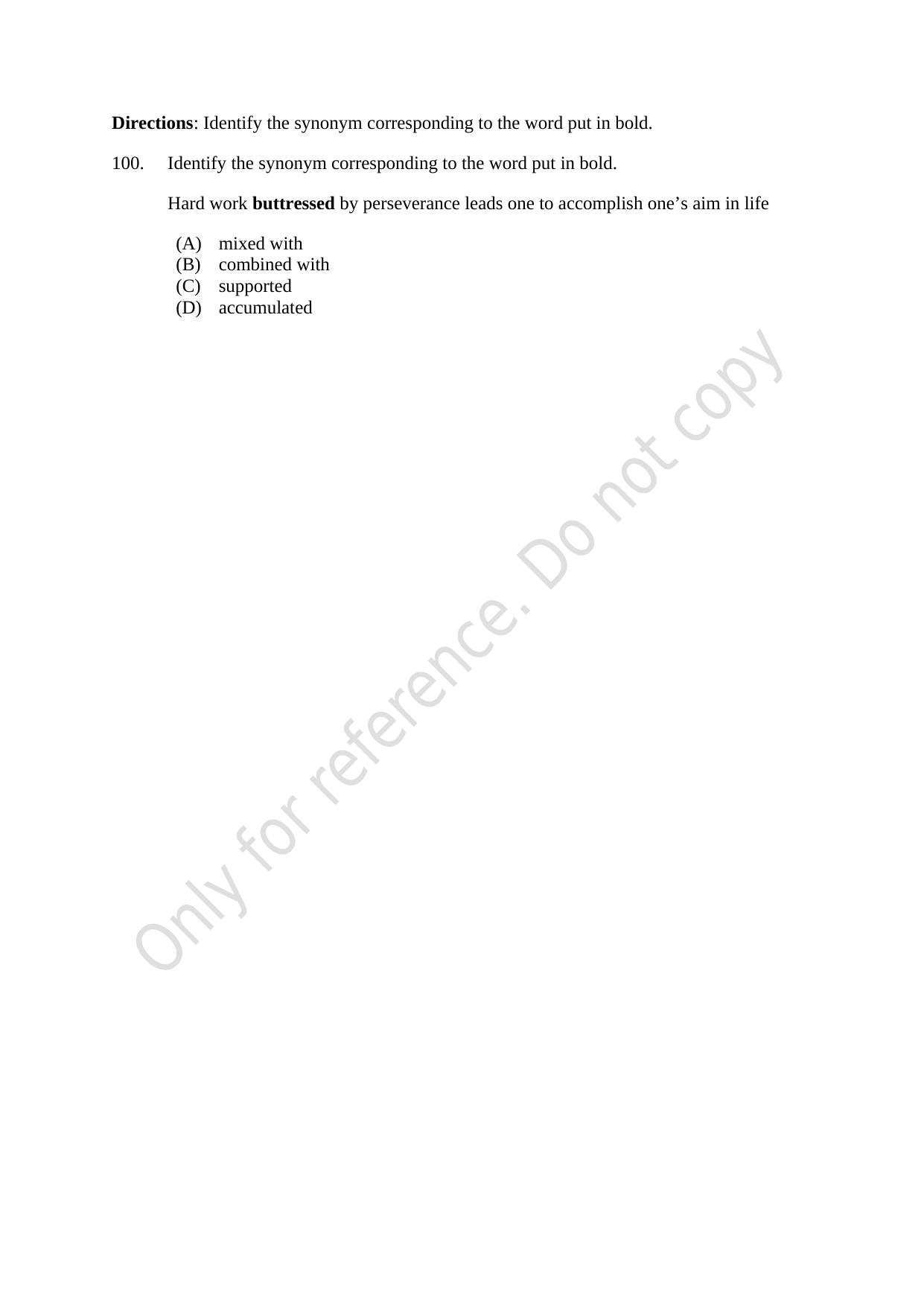 CUSAT CAT 2021 B.Voc Question Paper - Page 23
