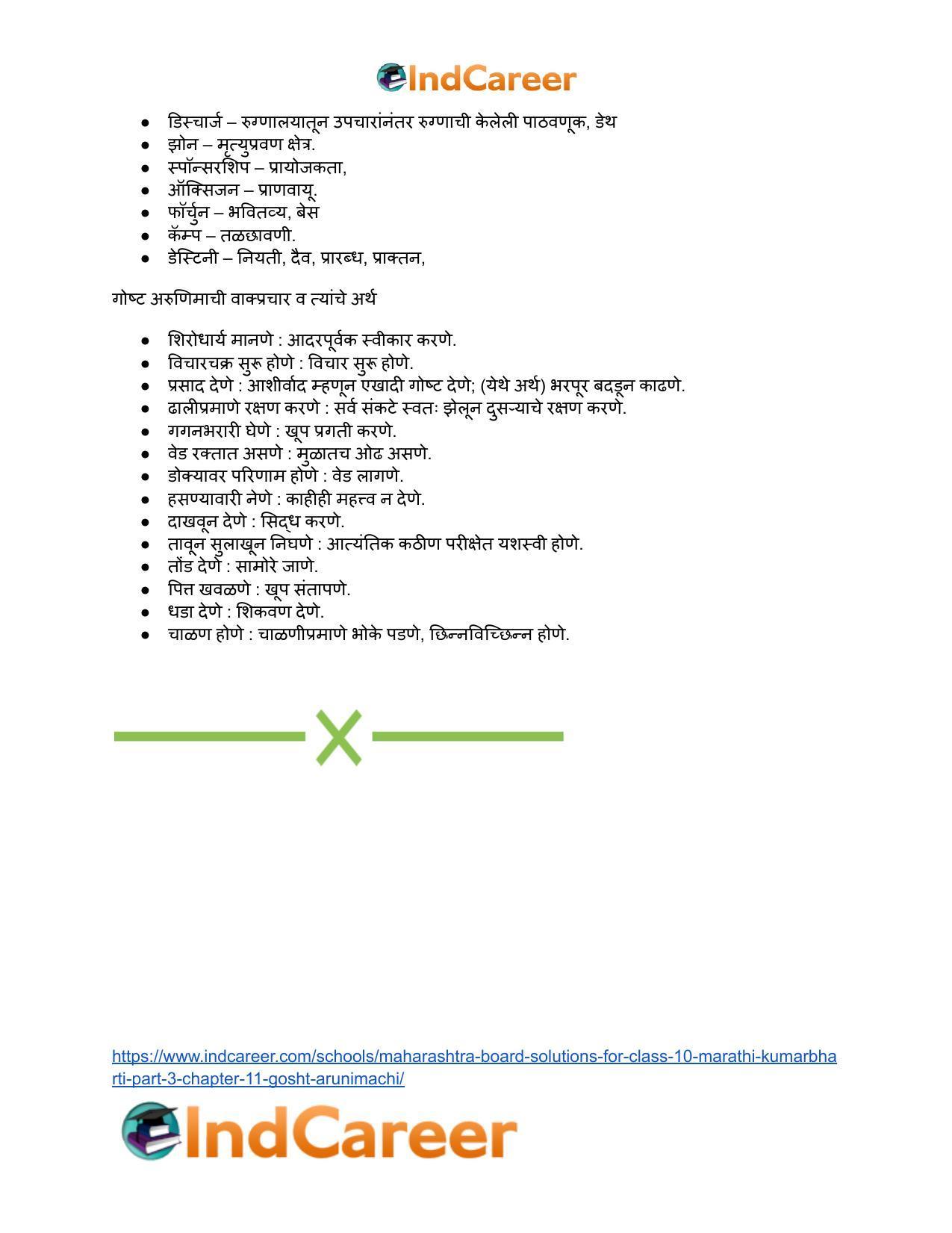 Maharashtra Board Solutions for Class 10- Marathi Kumarbharti (Part- 3): Chapter 11- गोष्ट अरुणिमाची - Page 37