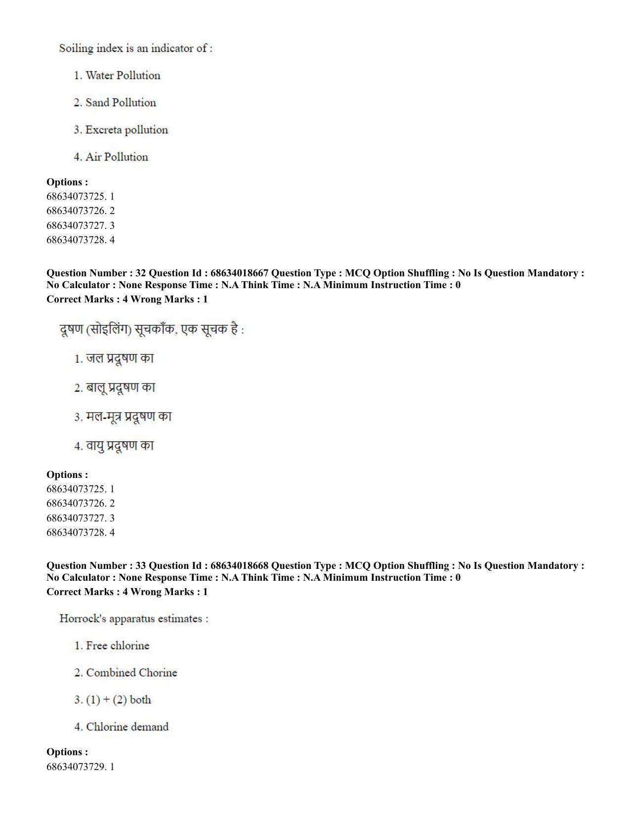 CUET PG 2023: COQP22 – Hospital Management(HINDI) - Shift 3 (13-06-2023) Question Paper - Page 32