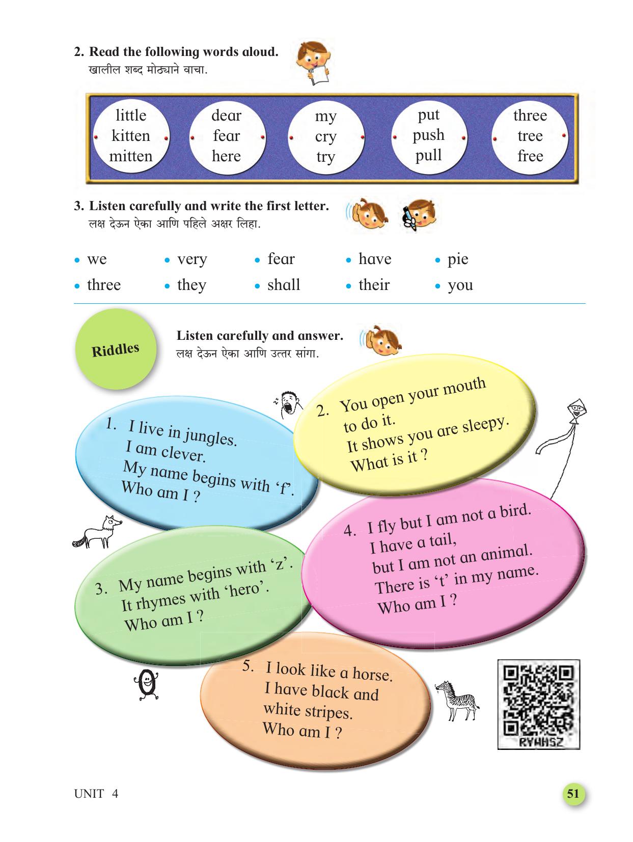 Maharashtra Board Class 3 My English (Marathi Medium) Textbook - Page 61