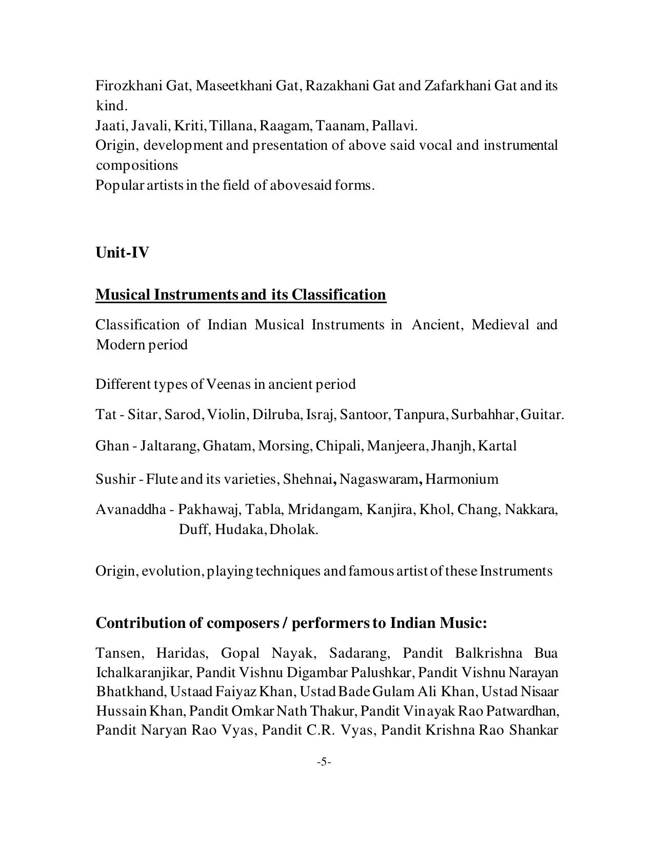 TNSET Syllabus - Music - Page 5
