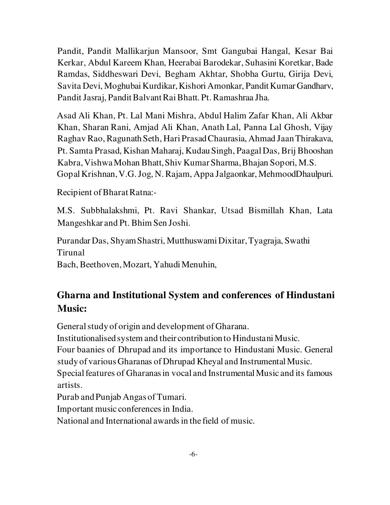 TNSET Syllabus - Music - Page 6