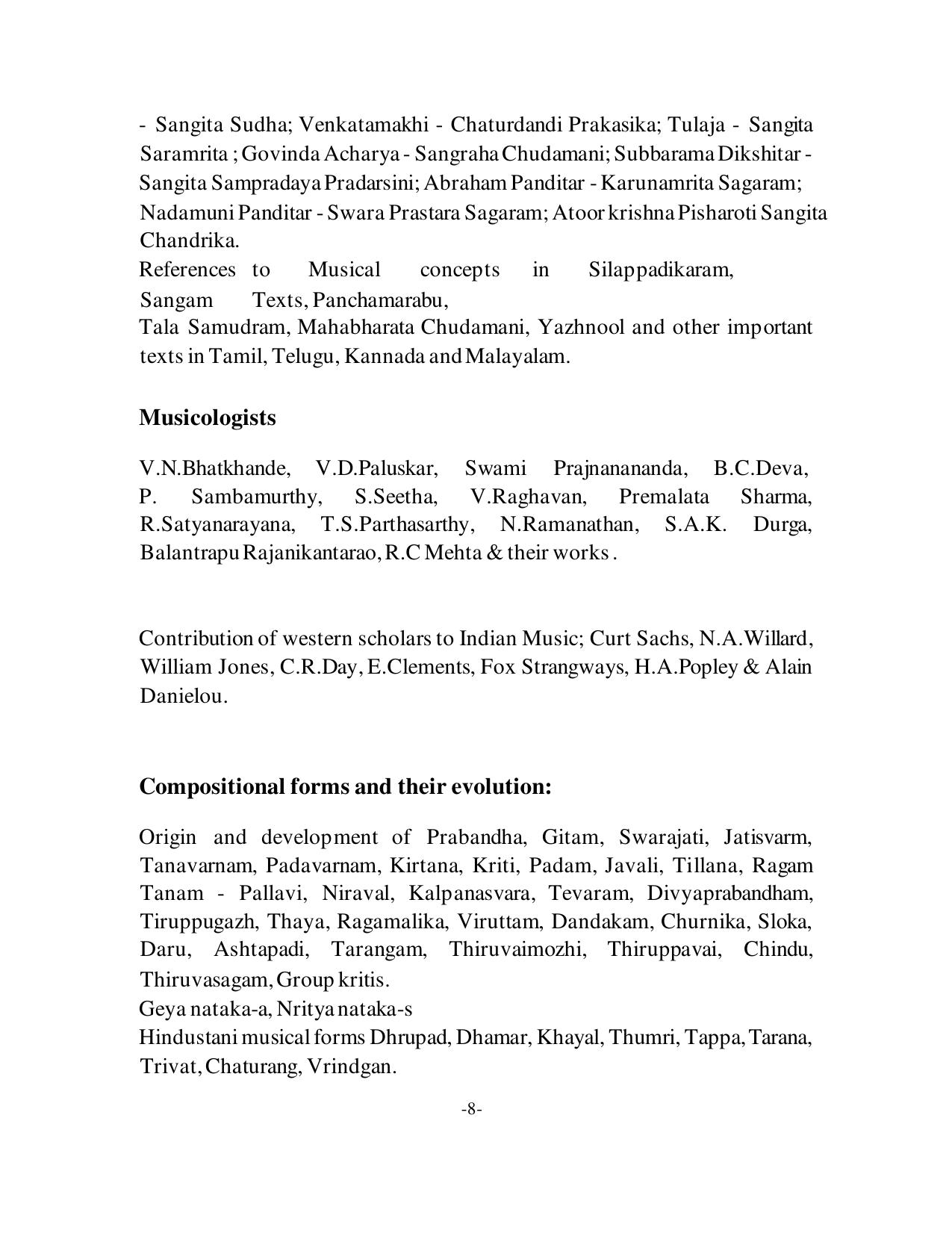 TNSET Syllabus - Music - Page 8