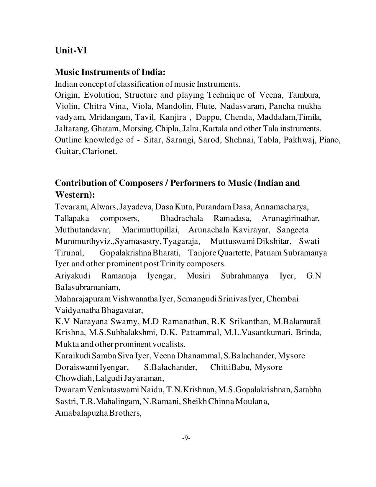 TNSET Syllabus - Music - Page 9