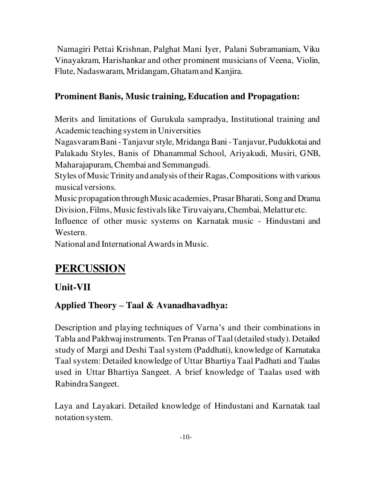TNSET Syllabus - Music - Page 10