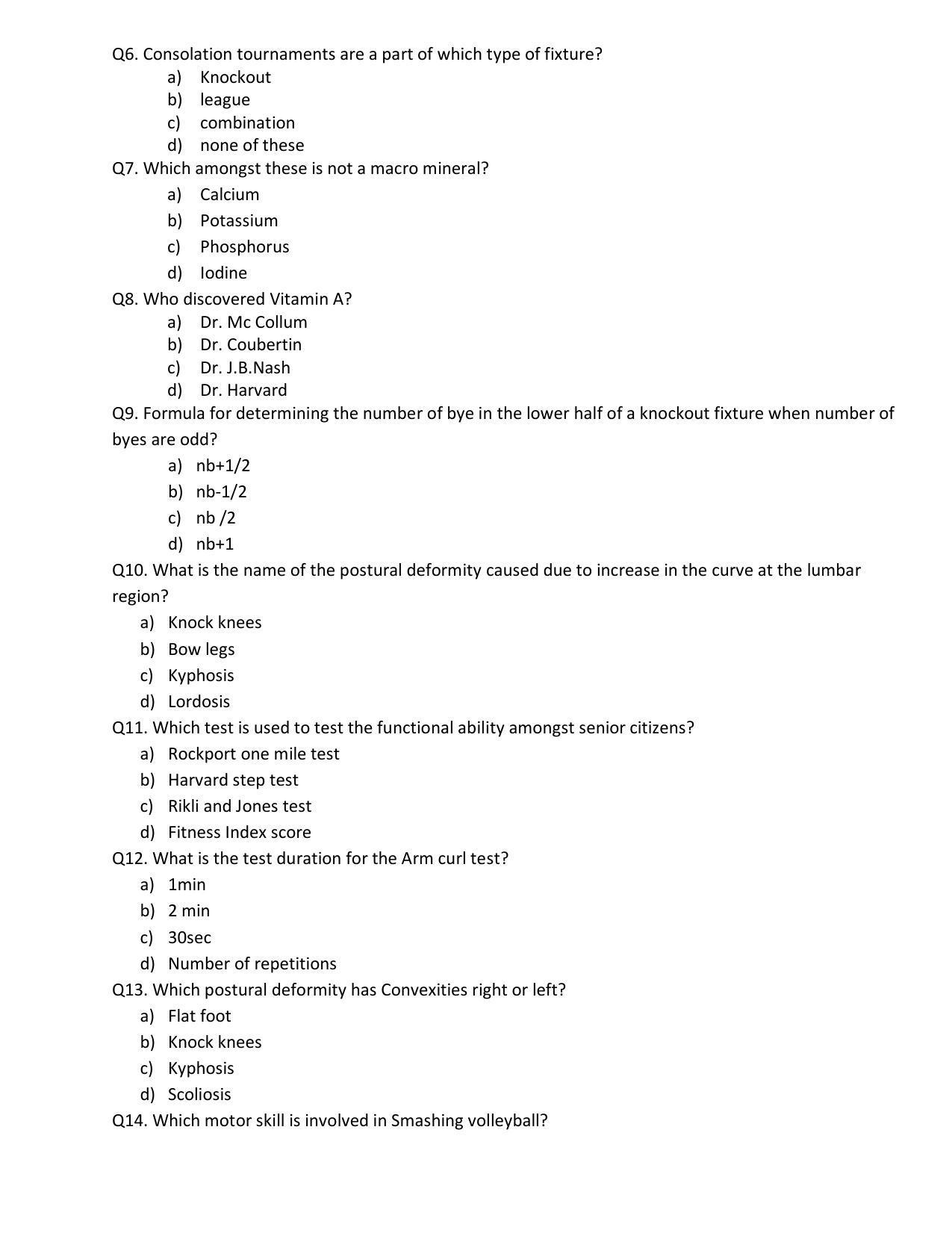 CBSE Class 12th Physical Education Sample Question Paper 2021-22 - Page 2