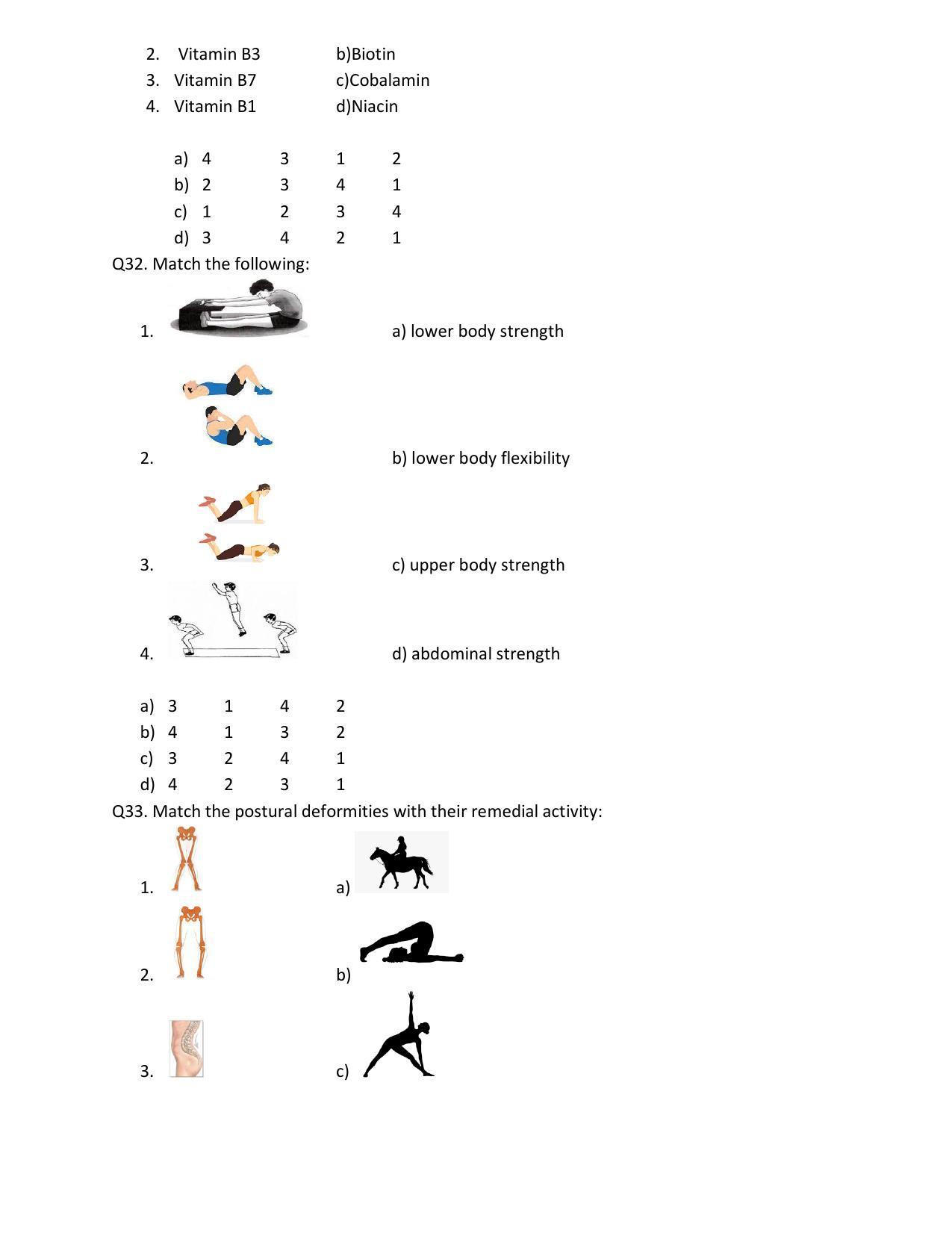 CBSE Class 12th Physical Education Sample Question Paper 2021-22 - Page 6