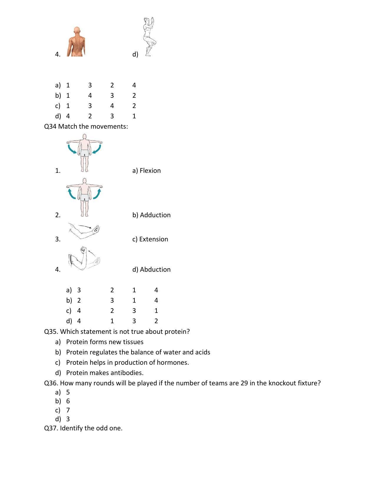 CBSE Class 12th Physical Education Sample Question Paper 2021-22 - Page 7
