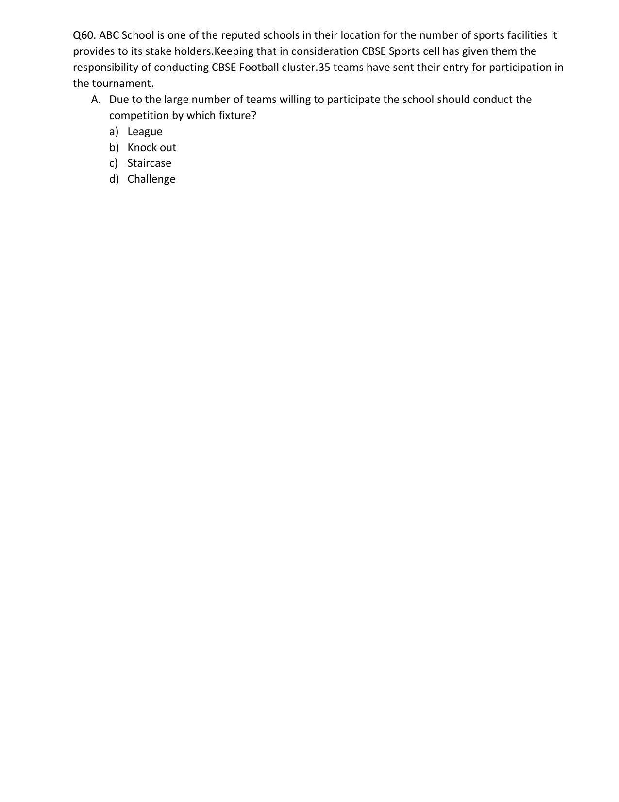 CBSE Class 12th Physical Education Sample Question Paper 2021-22 - Page 14