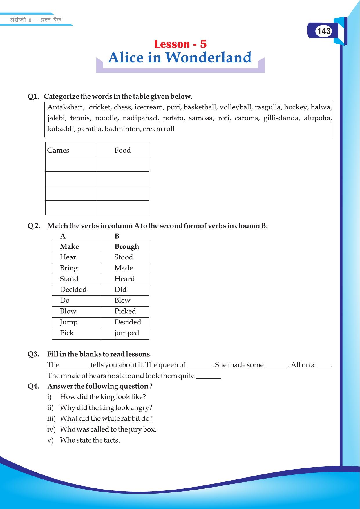 Chhattisgarh Board Class 8 English Question Bank - Page 17