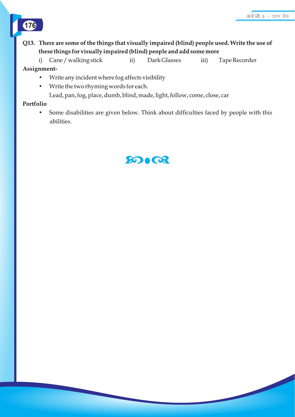 Chhattisgarh Board Class 8 English Question Bank - Page 50