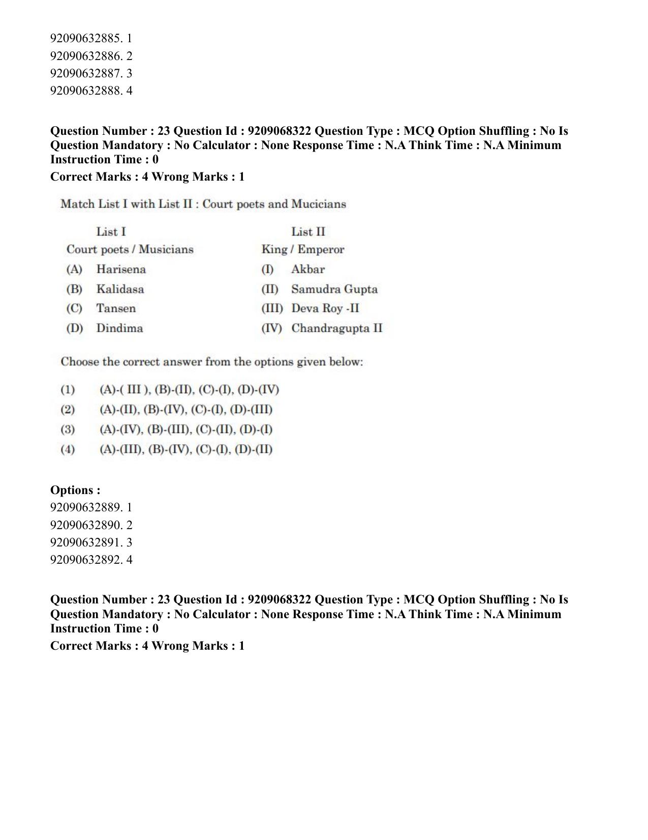 CUET PG 2023: MTQP08 – Nano Science/Nano Technology (Eng.)-Shift 2 (08-06-2023) Question Paper - Page 22