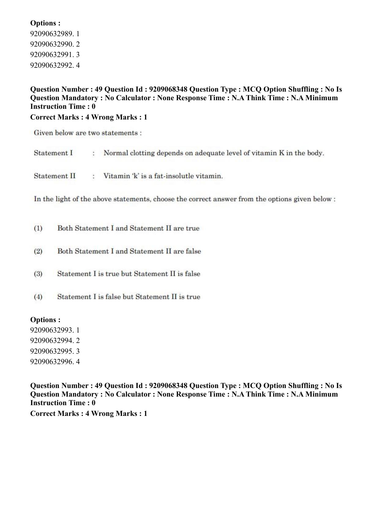 CUET PG 2023: MTQP08 – Nano Science/Nano Technology (Eng.)-Shift 2 (08-06-2023) Question Paper - Page 49