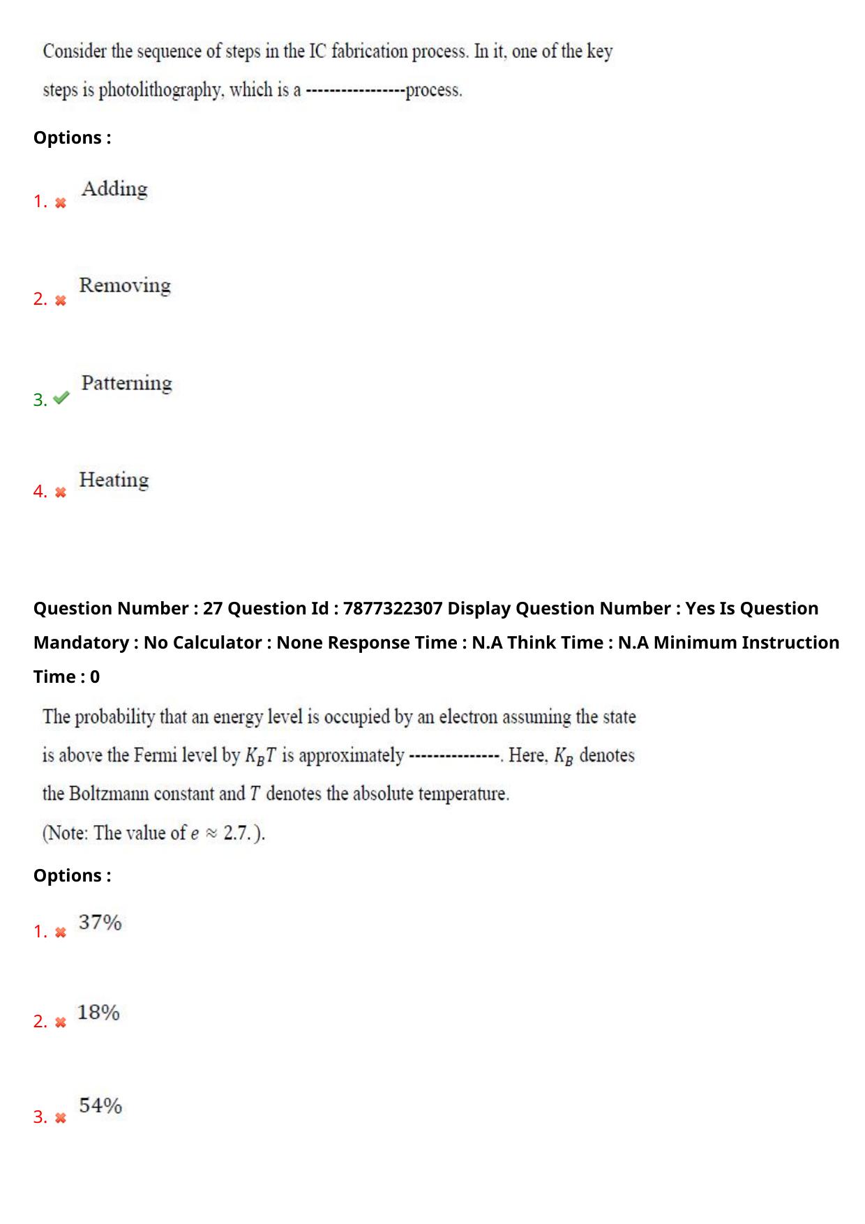 AP PGECET 2023 EC - ELECTRONICS AND COMMUNICATION ENGINEERING Question Paper with Preliminary Key - Page 19