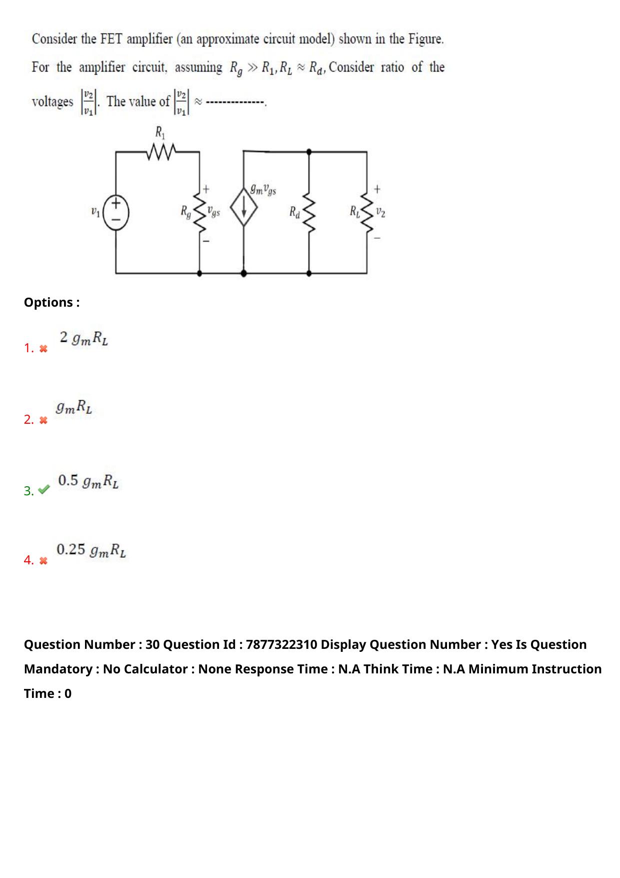 AP PGECET 2023 EC - ELECTRONICS AND COMMUNICATION ENGINEERING Question Paper with Preliminary Key - Page 21