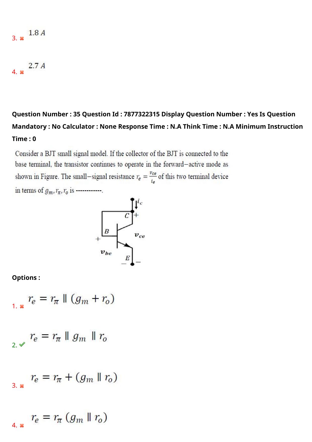 AP PGECET 2023 EC - ELECTRONICS AND COMMUNICATION ENGINEERING Question Paper with Preliminary Key - Page 25