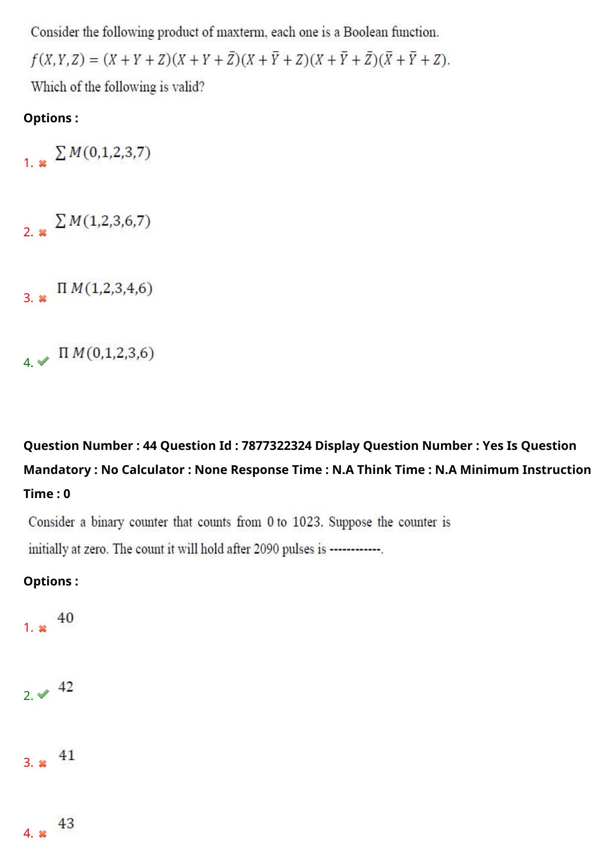 AP PGECET 2023 EC - ELECTRONICS AND COMMUNICATION ENGINEERING Question Paper with Preliminary Key - Page 31