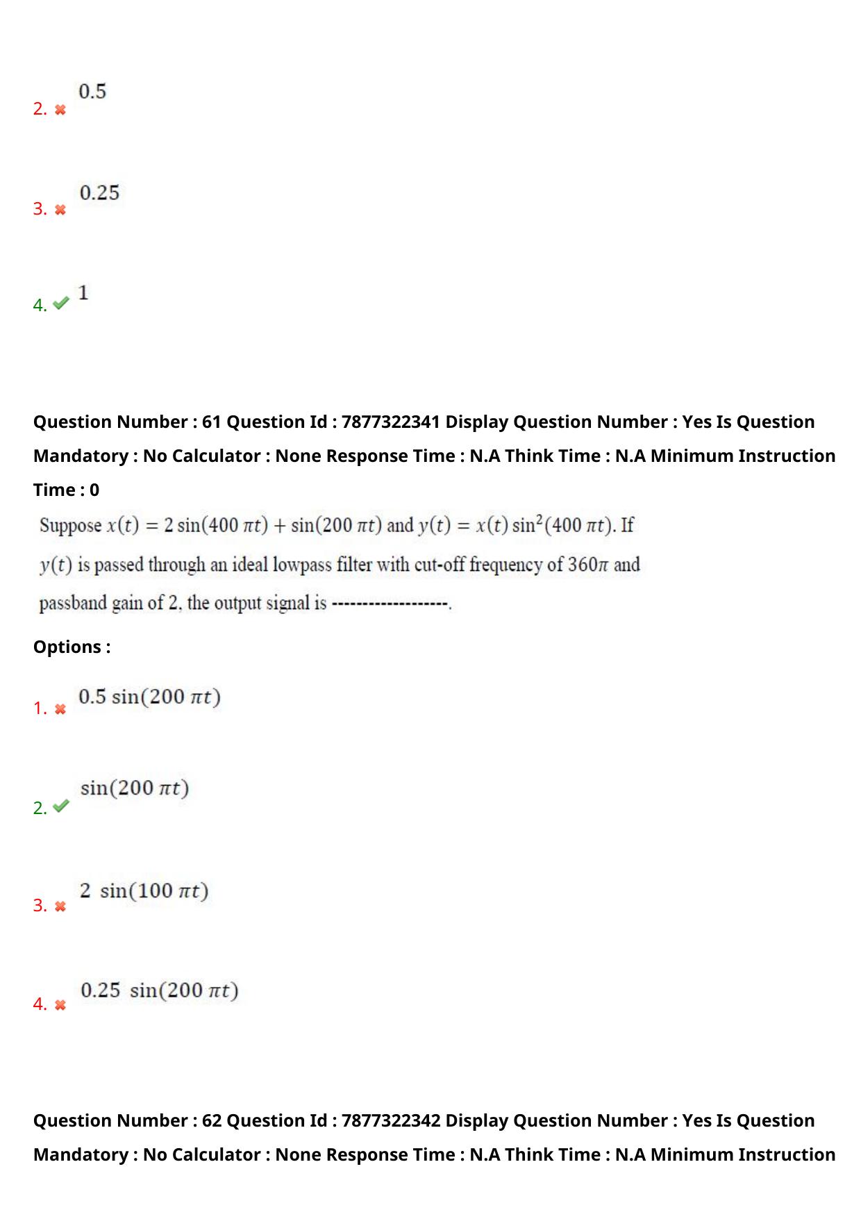 AP PGECET 2023 EC - ELECTRONICS AND COMMUNICATION ENGINEERING Question Paper with Preliminary Key - Page 42