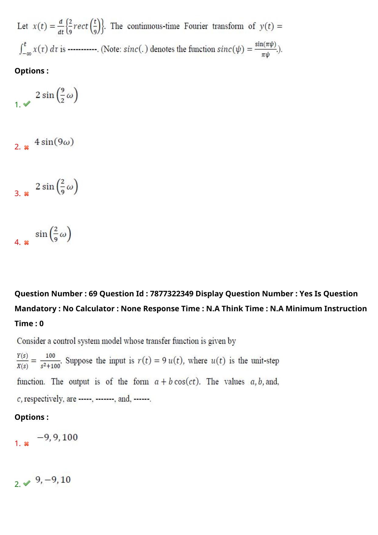 AP PGECET 2023 EC - ELECTRONICS AND COMMUNICATION ENGINEERING Question Paper with Preliminary Key - Page 47