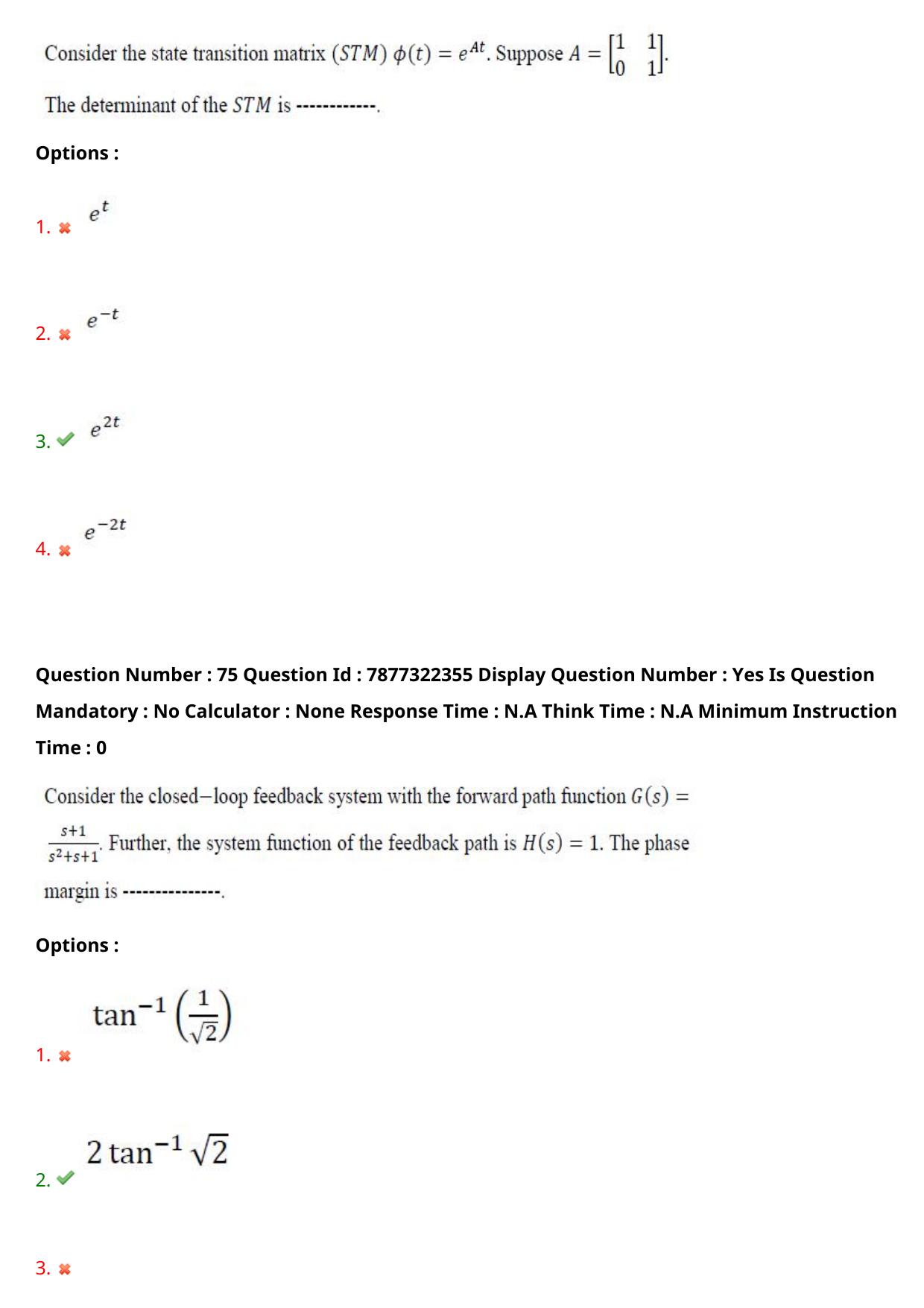 AP PGECET 2023 EC - ELECTRONICS AND COMMUNICATION ENGINEERING Question Paper with Preliminary Key - Page 51