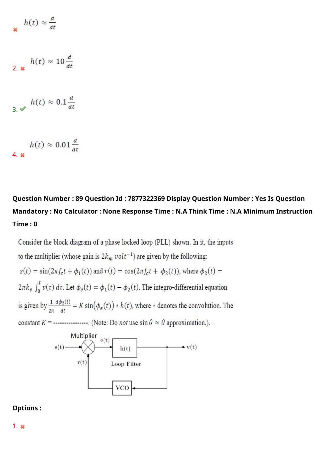 AP PGECET 2023 EC - ELECTRONICS AND COMMUNICATION ENGINEERING Question Paper with Preliminary Key - Page 61