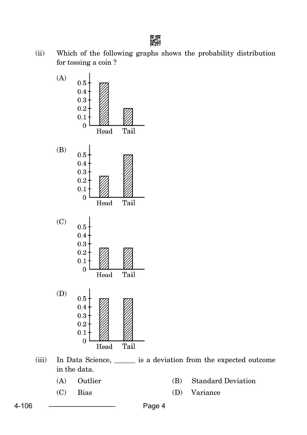CBSE Class 10 Data Science 2024 Question Paper - Page 4