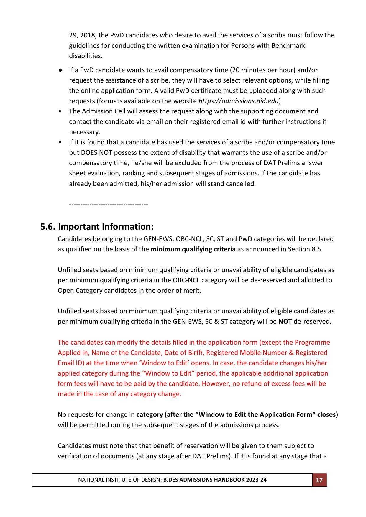 NID Entrance Exam (B.Des) - Page 17