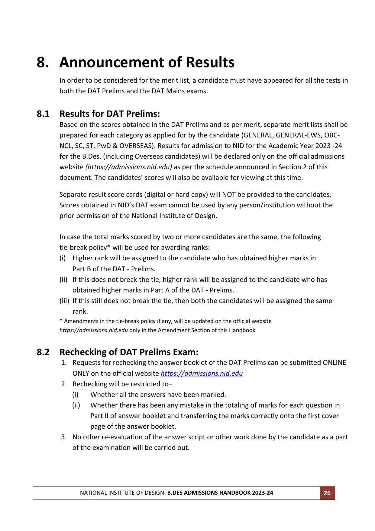 NID Entrance Exam (B.Des) - Page 26