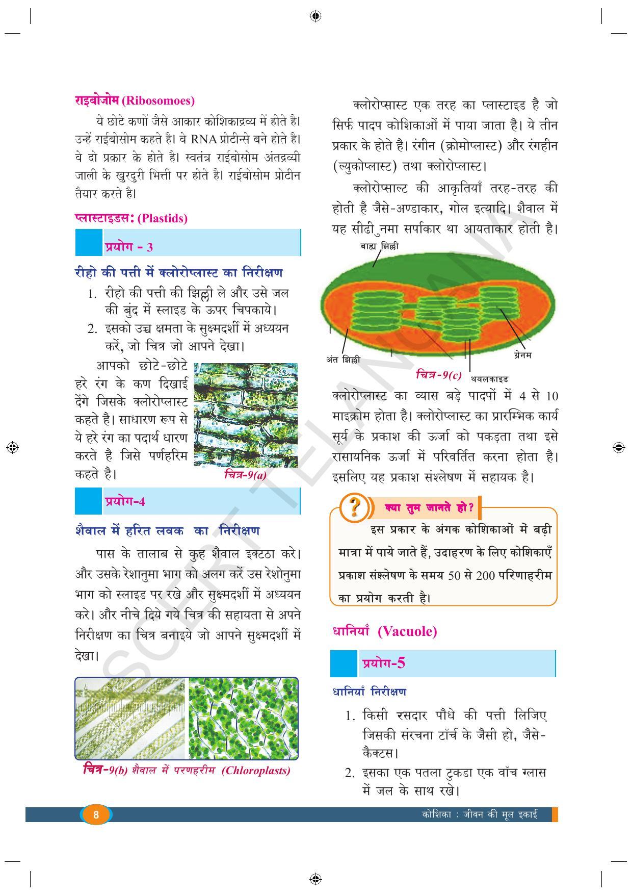 TS SCERT Class 9 Biological Science (Hindi Medium) Text Book - Page 20