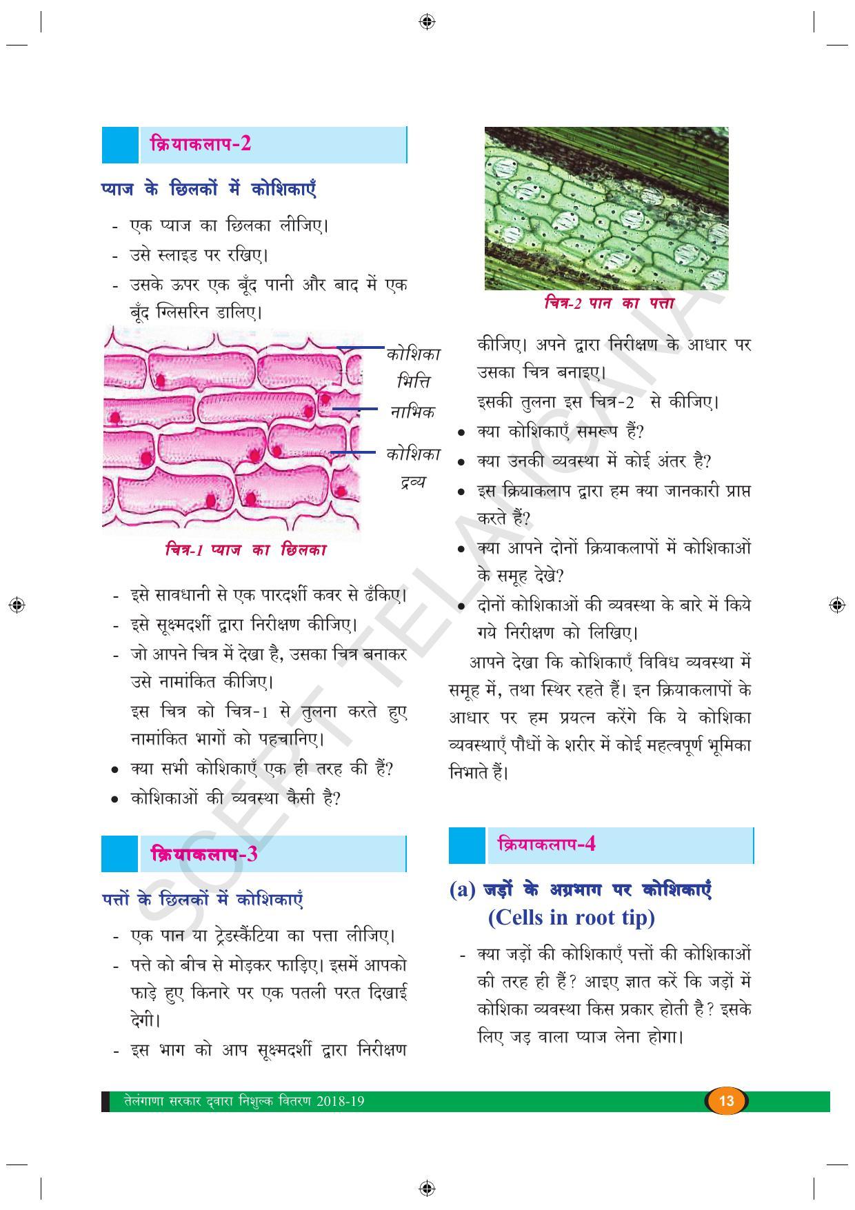 TS SCERT Class 9 Biological Science (Hindi Medium) Text Book - Page 25