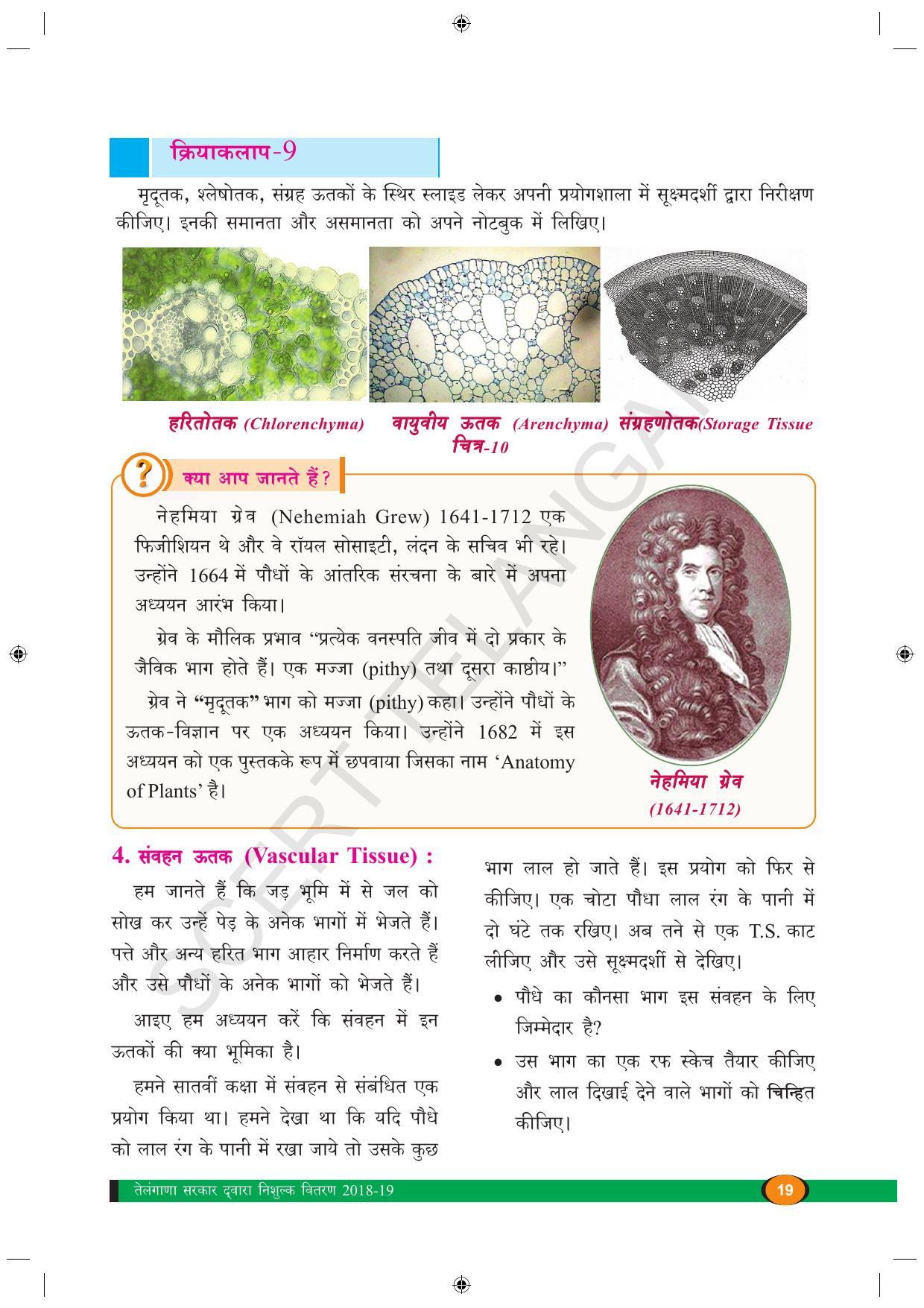 TS SCERT Class 9 Biological Science (Hindi Medium) Text Book - Page 31