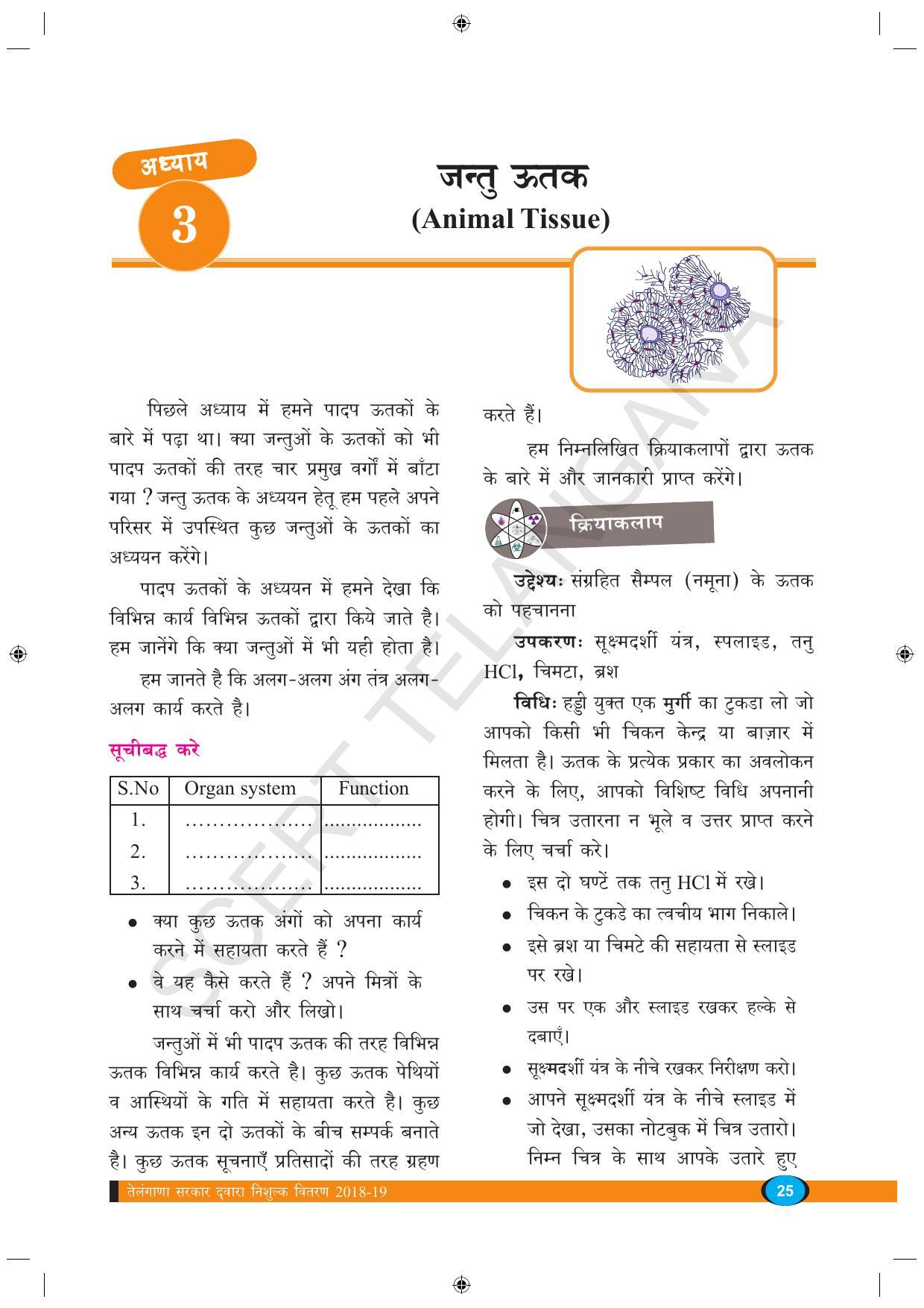 TS SCERT Class 9 Biological Science (Hindi Medium) Text Book - Page 37