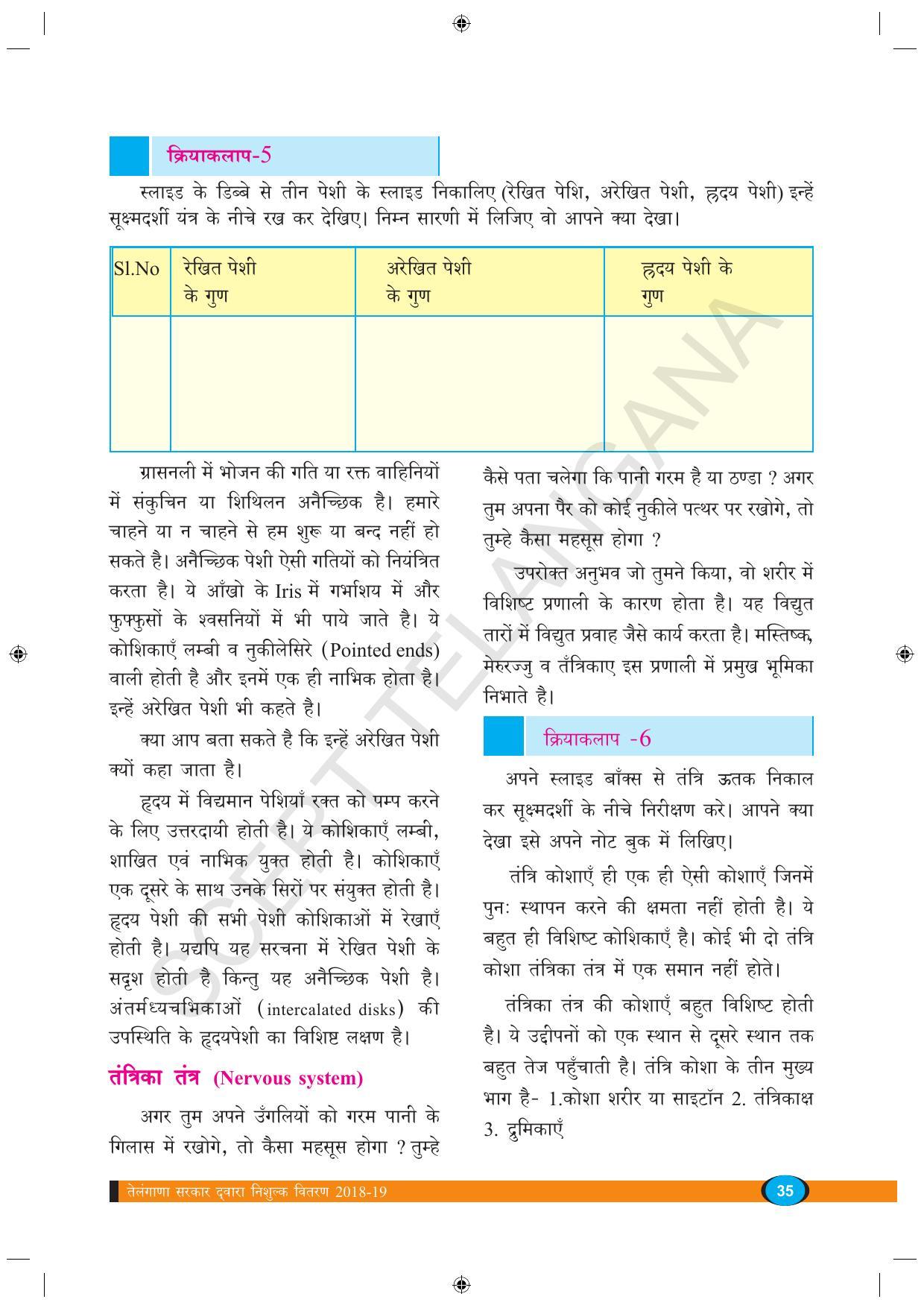 TS SCERT Class 9 Biological Science (Hindi Medium) Text Book - Page 47