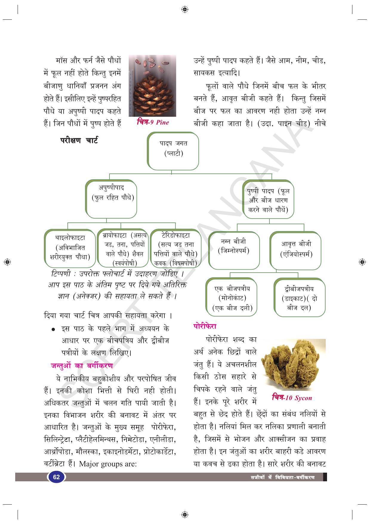 TS SCERT Class 9 Biological Science (Hindi Medium) Text Book - Page 74