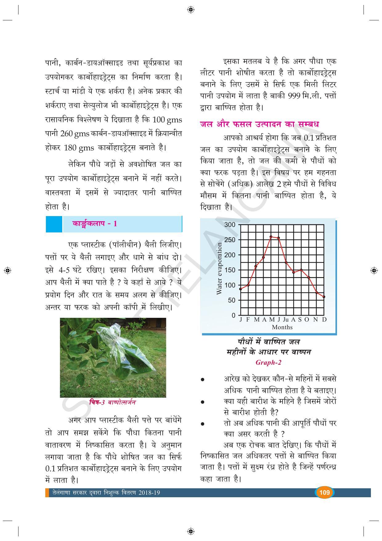 TS SCERT Class 9 Biological Science (Hindi Medium) Text Book - Page 121