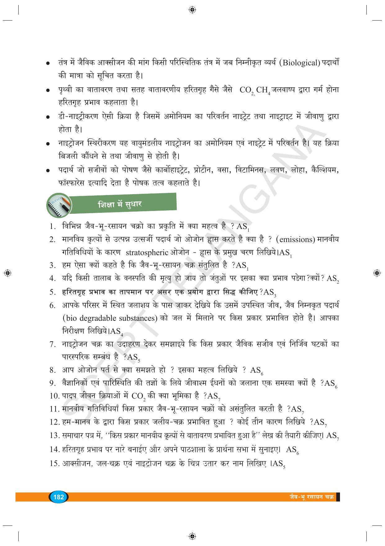 TS SCERT Class 9 Biological Science (Hindi Medium) Text Book - Page 194