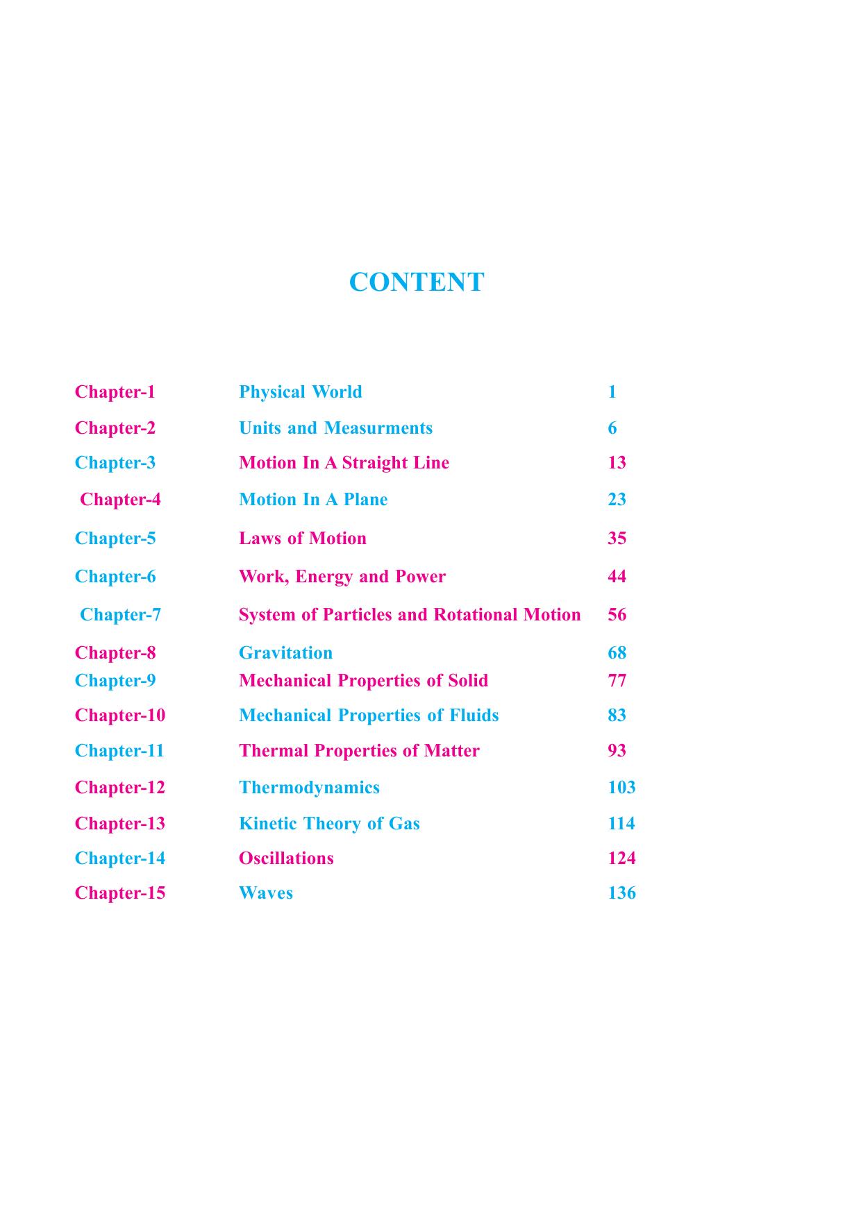 Tripura Board Class 11 Physics English Version Workbooks - Page 5