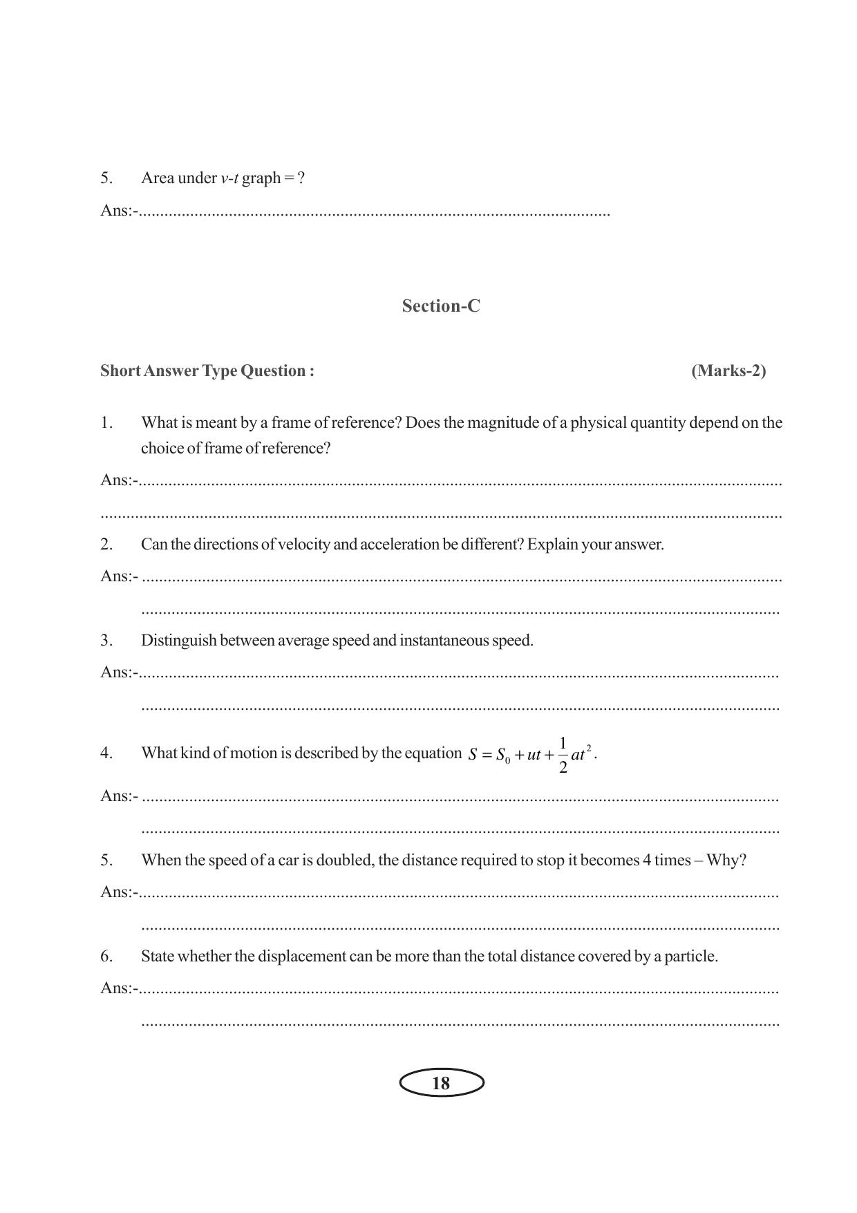Tripura Board Class 11 Physics English Version Workbooks - Page 24