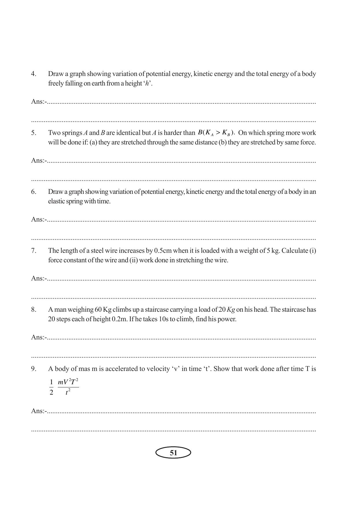 Tripura Board Class 11 Physics English Version Workbooks - Page 57
