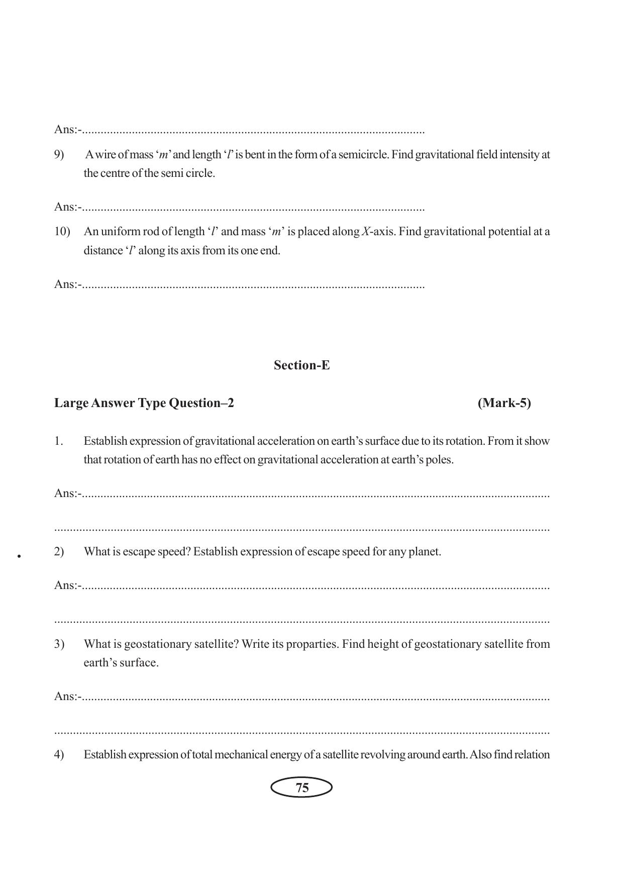 Tripura Board Class 11 Physics English Version Workbooks - Page 81