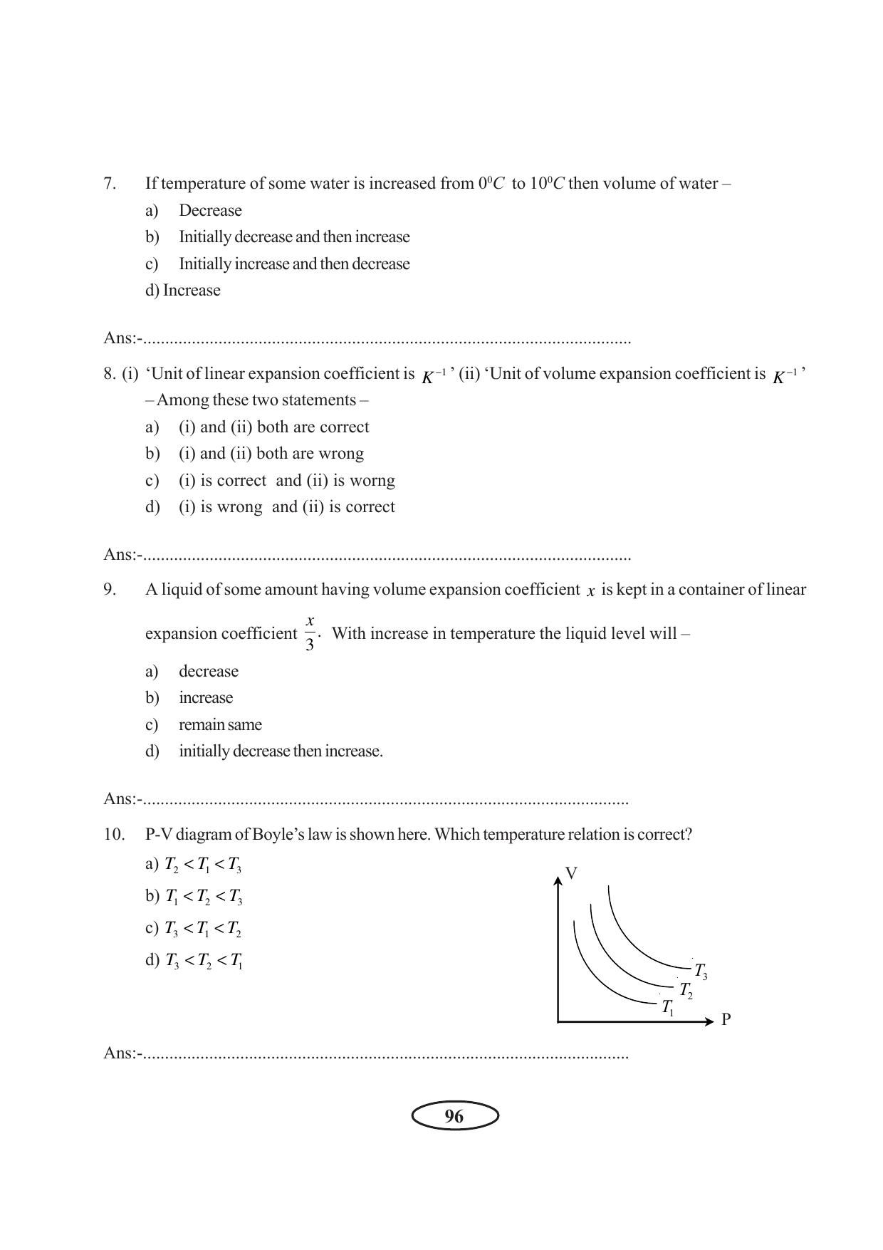 Tripura Board Class 11 Physics English Version Workbooks - Page 102