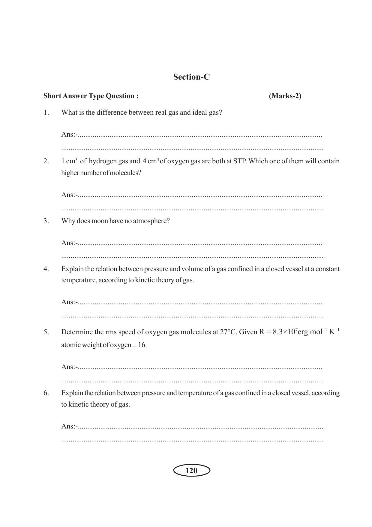 Tripura Board Class 11 Physics English Version Workbooks - Page 126