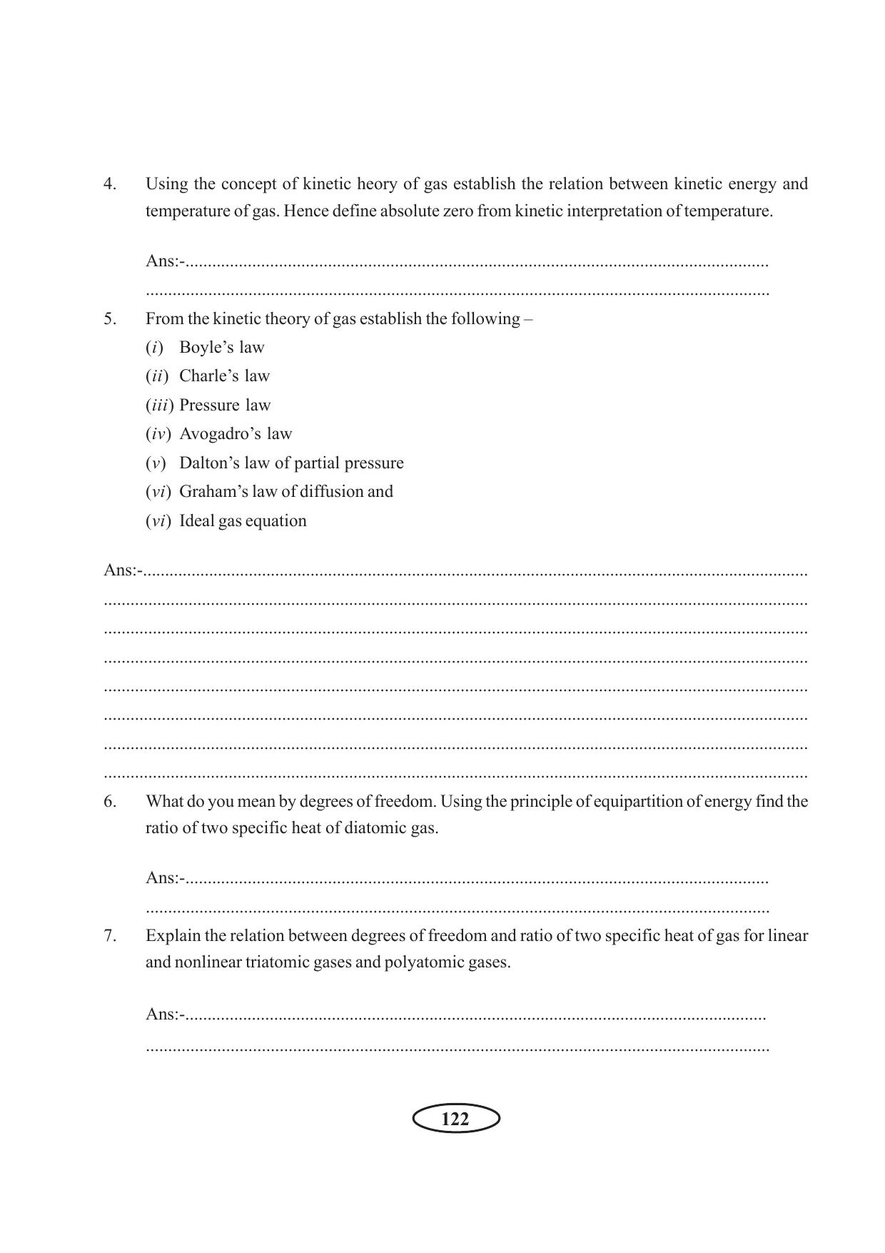 Tripura Board Class 11 Physics English Version Workbooks - Page 128