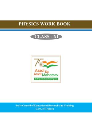 Tripura Board Class 11 Physics English Version Workbooks