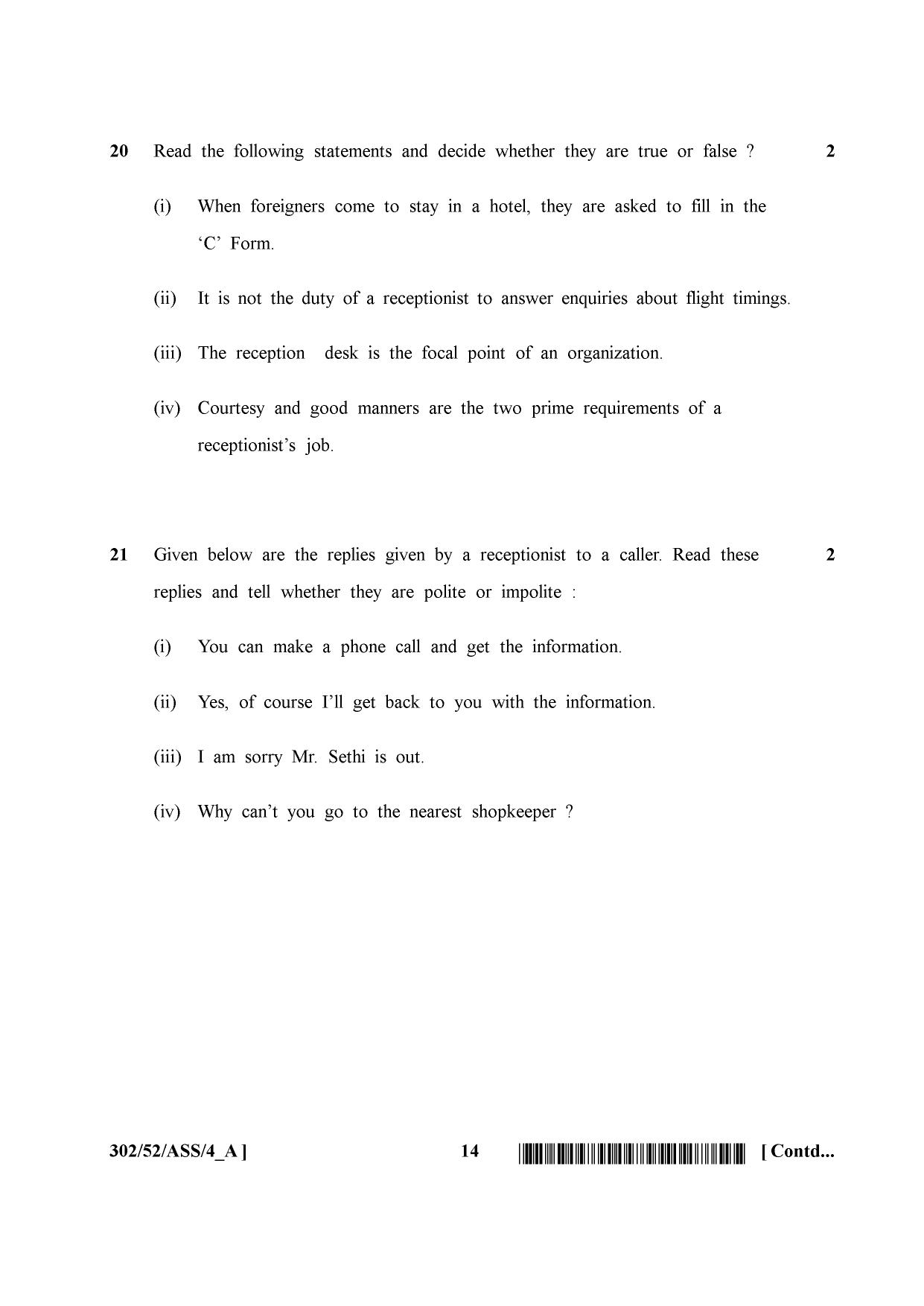 NIOS April 2016 Class 12 Question Paper - Page 22